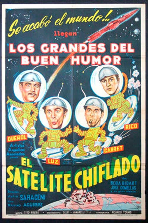 El satélite chiflado (1956) poster