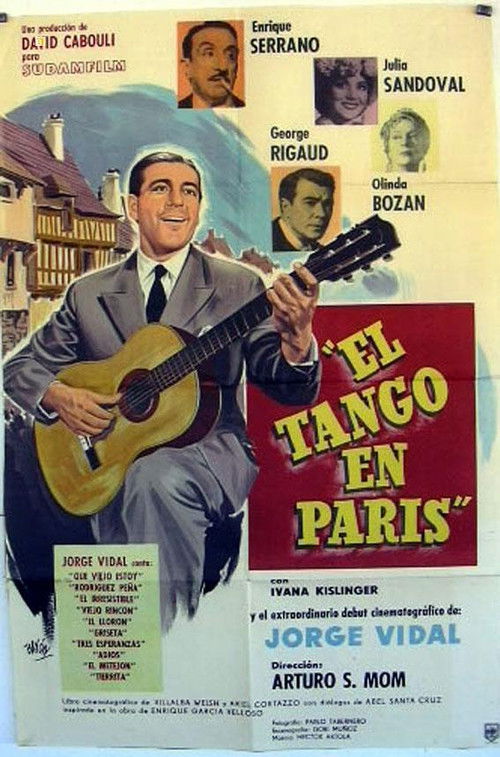 El tango en París (1956) poster