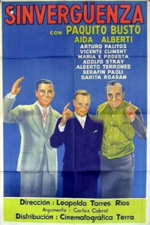 Sinvergüenza (1940) poster