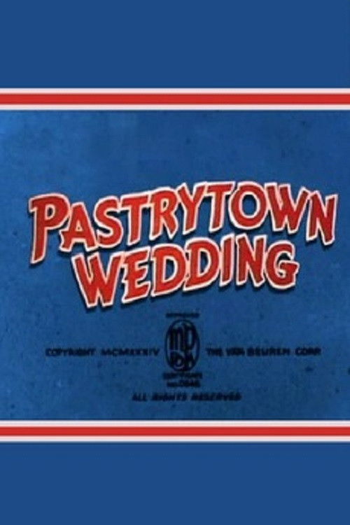 Pastry Town Wedding (1934) poster