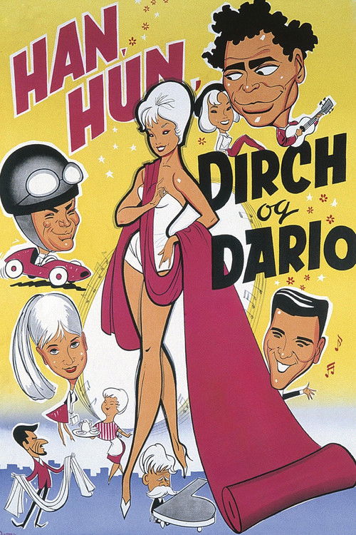 Han, hun, Dirch og Dario (1962) poster