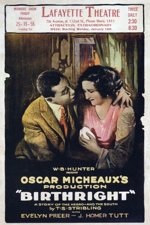 Birthright (1924) poster