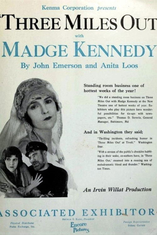 Three Miles Out (1924) poster
