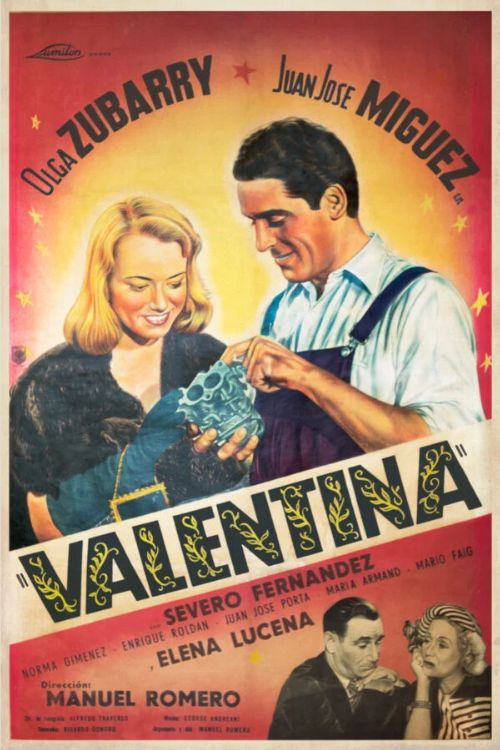Valentina (1950) poster