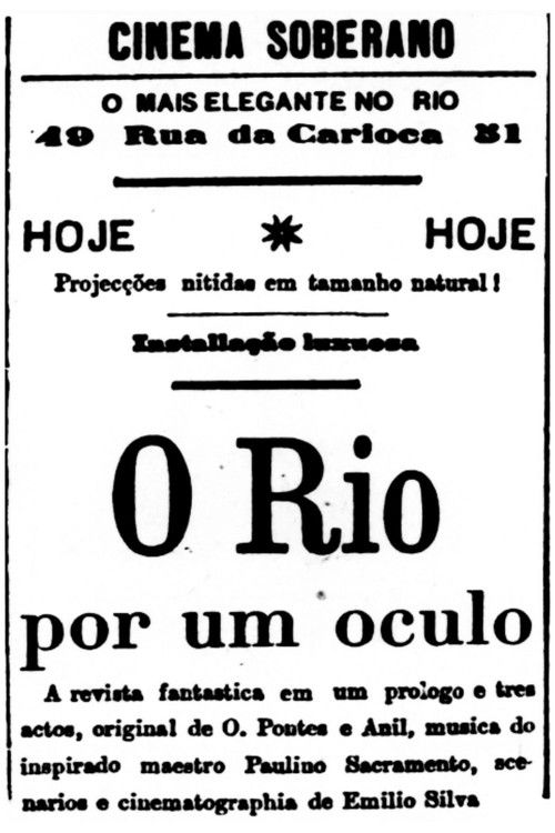 O Rio Por um Óculo (1910) poster