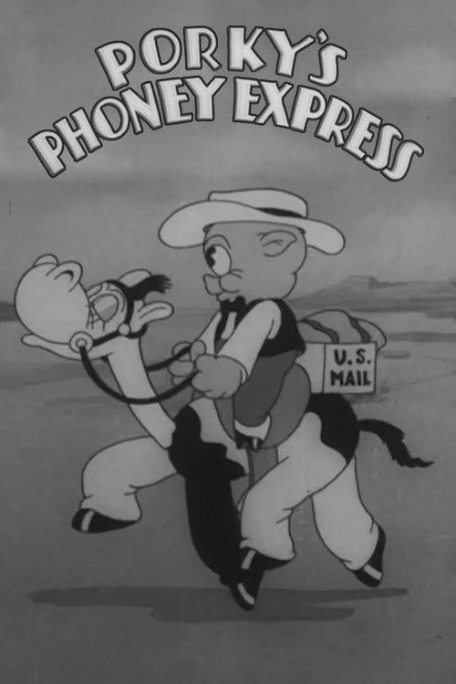 Porky's Phoney Express (1938) poster