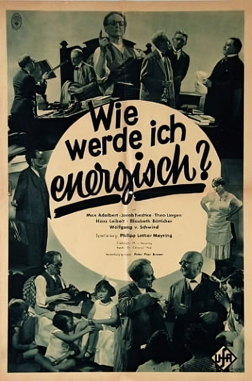Wie werde ich energisch? (1933) poster