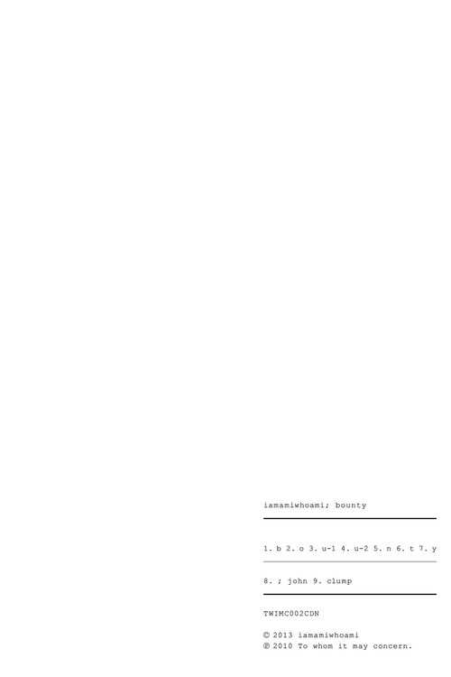 Bounty (2011) poster