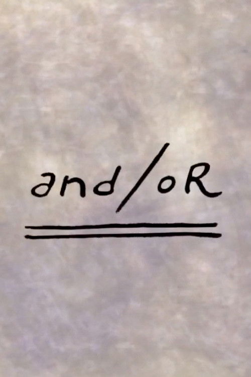 and/or (2012) poster