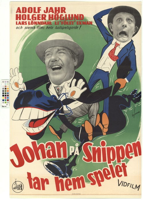 Johan på Snippen tar hem spelet (1957) poster