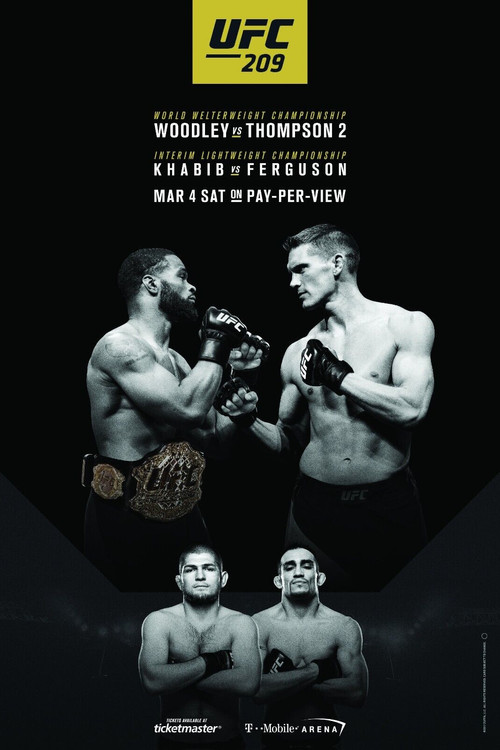 UFC 209: Woodley vs. Thompson 2 (2017) poster