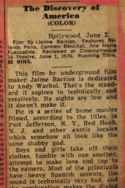 The Discovery of America (1970) poster