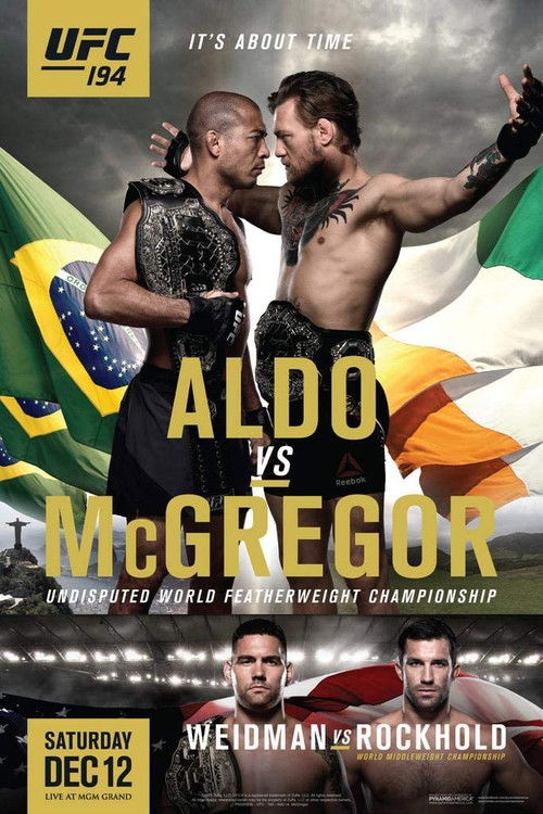 UFC 194: Aldo vs. McGregor (2015) poster