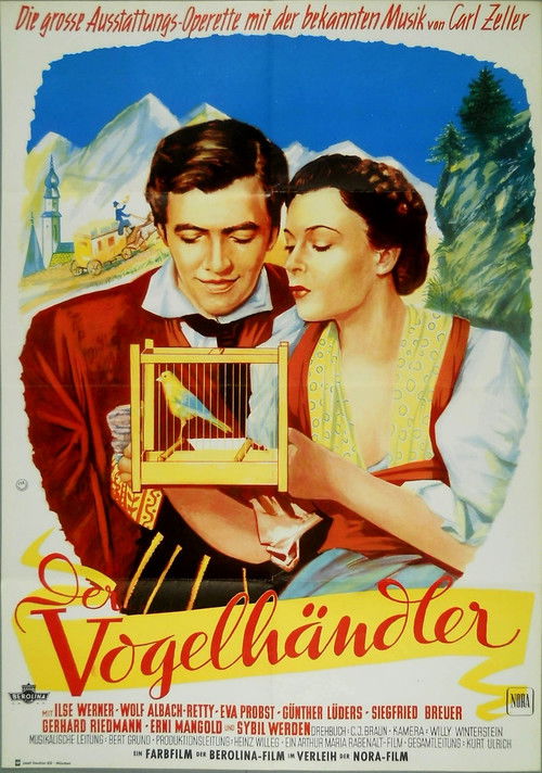 Der Vogelhändler (1953) poster