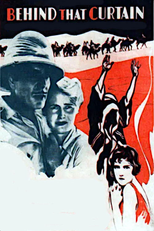 Behind That Curtain (1929) poster