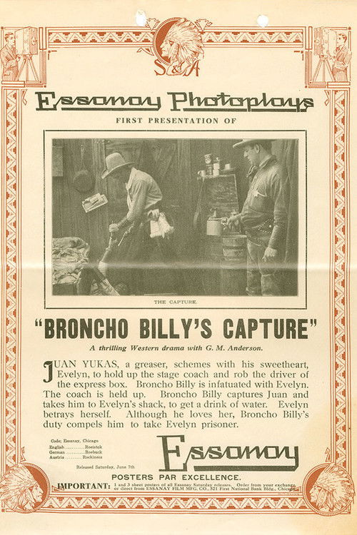 Broncho Billy's Capture (1913) poster