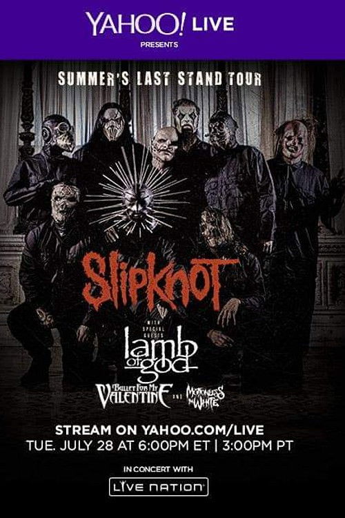 Slipknot - Live at DTE Energy Music Theatre 2015 (2015) poster