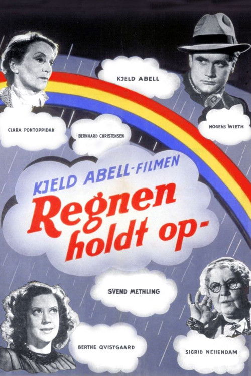 Regnen holdt op (1942) poster
