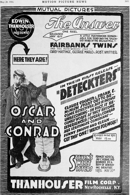 Deteckters (1916) poster