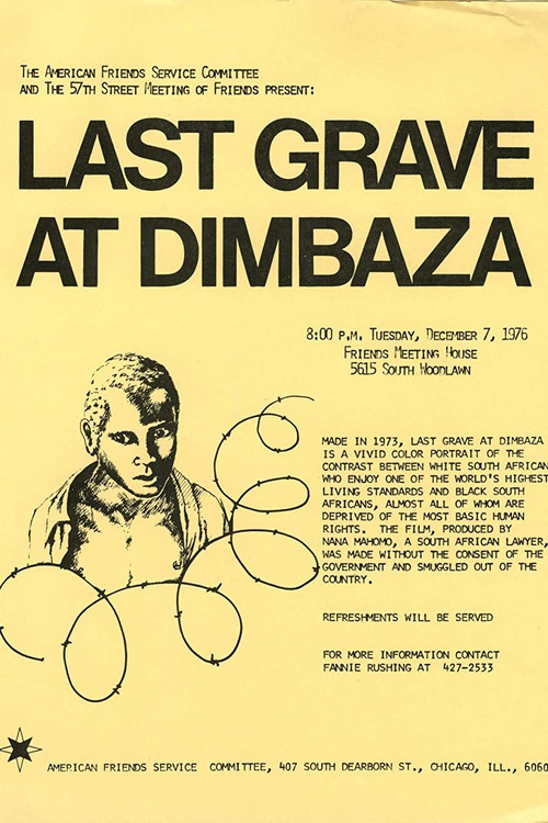 The Last Grave at Dimbaza (1973) poster