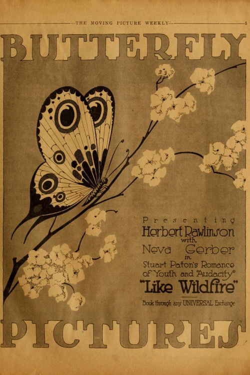 Like Wildfire (1917) poster