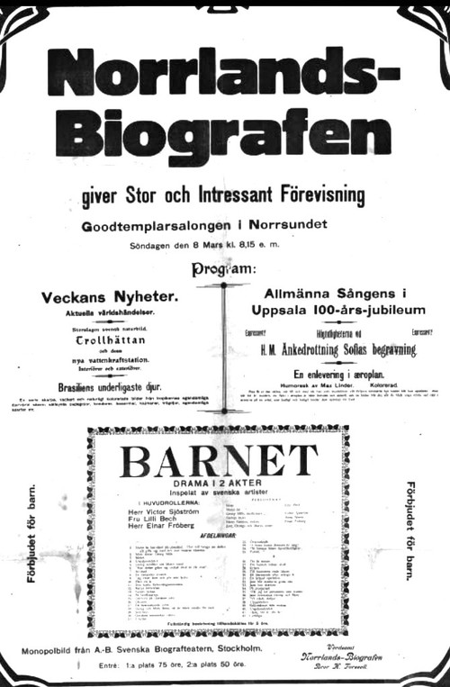 Barnet (1913) poster