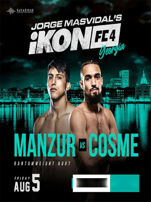 Jorge Masvidal's iKON FC 4: Mansur vs. Cosme (2022) poster