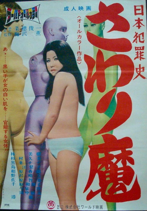 Nihon hanzai shi: Sawari-ma (1971) poster