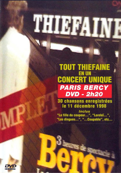 Hubert Félix Thiéfaine-Live Bercy 1998 (1998) poster
