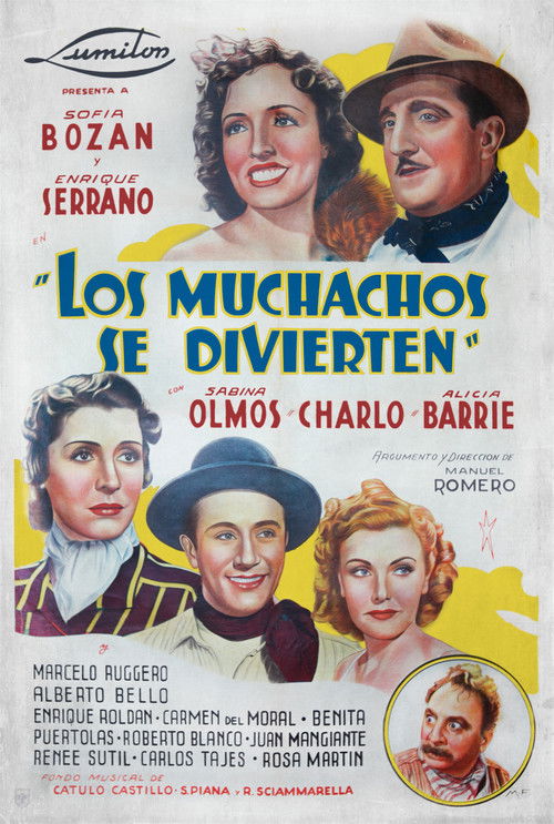 Los muchachos se divierten (1940) poster