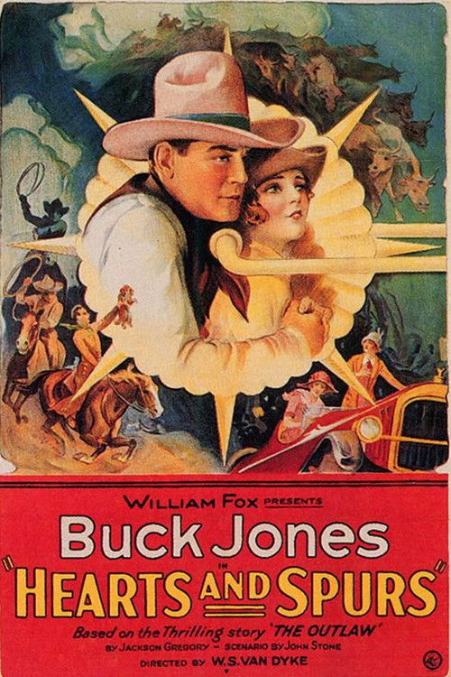 Hearts and Spurs (1925) poster