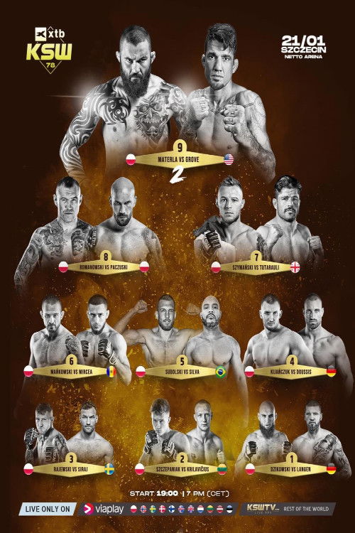 KSW 78 (2023) poster