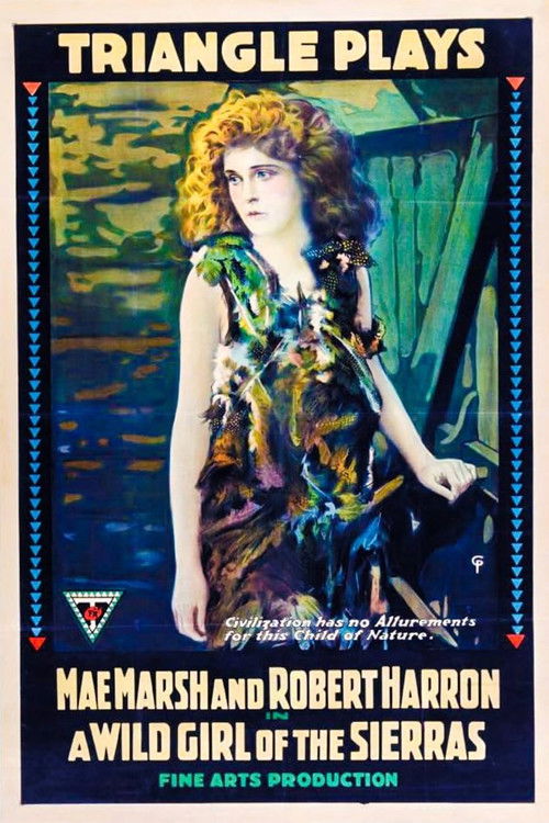 A Wild Girl of the Sierras (1916) poster