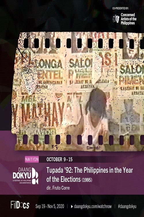 Tupada ’92: The Philippines in the Year of the Elections (1995) poster