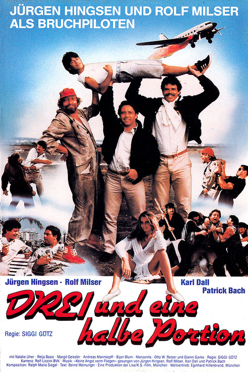 Drei und eine halbe Portion (1985) poster