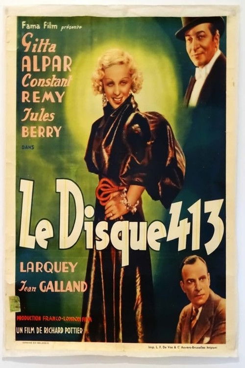 Disk 413 (1936) poster