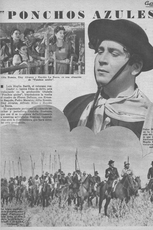 Ponchos azules (1942) poster