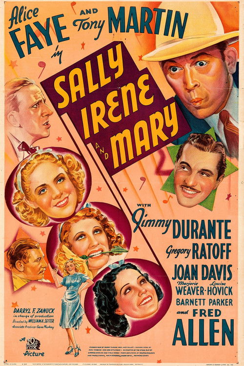 Sally, Irene and Mary (1938) poster