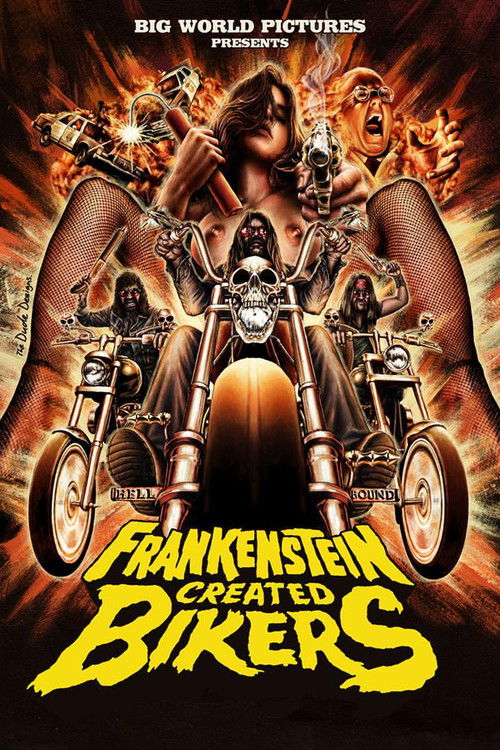Frankenstein Created Bikers (2016) poster