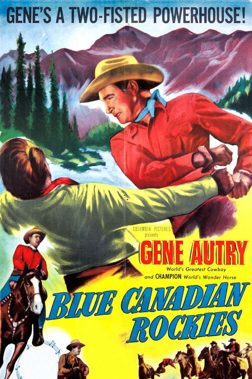 Blue Canadian Rockies (1952) poster