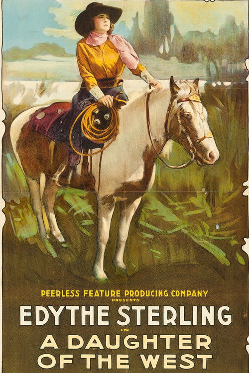 A Daughter of the West (1918) poster