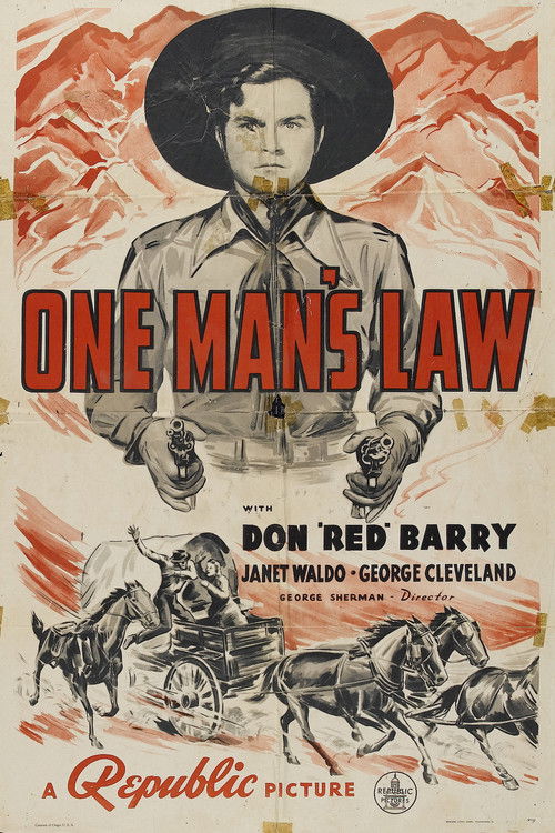 One Man's Law (1940) poster