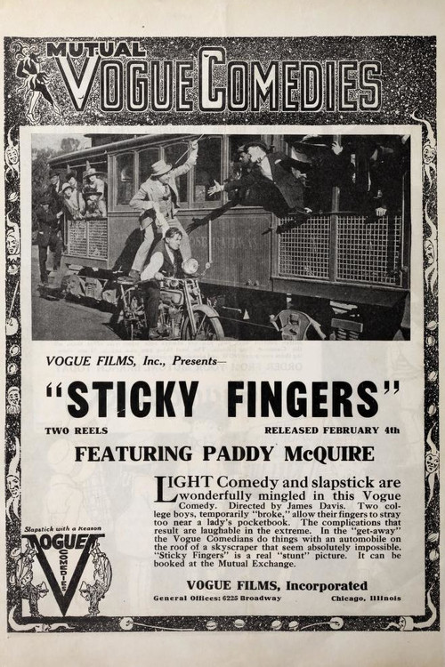 Sticky Fingers (1917) poster