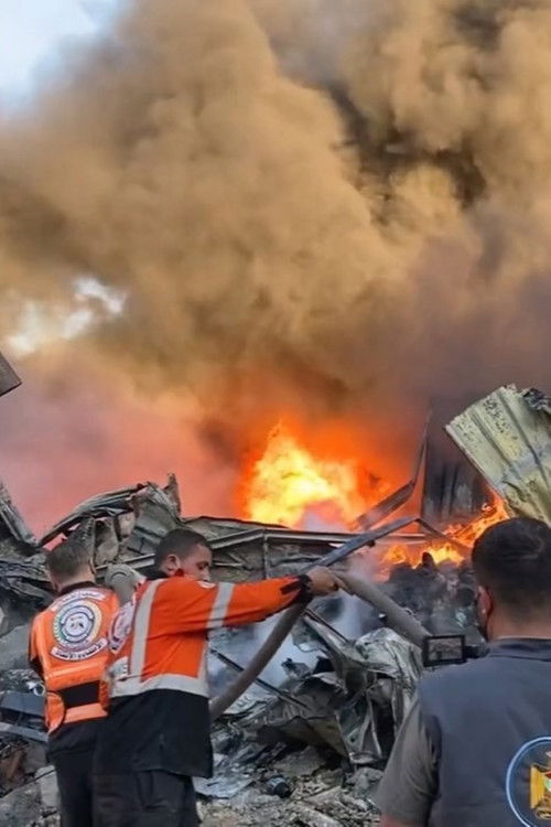 The Shelling of Khudair Warehouse (2022) poster