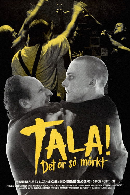 Tala! Det är så mörkt (1993) poster