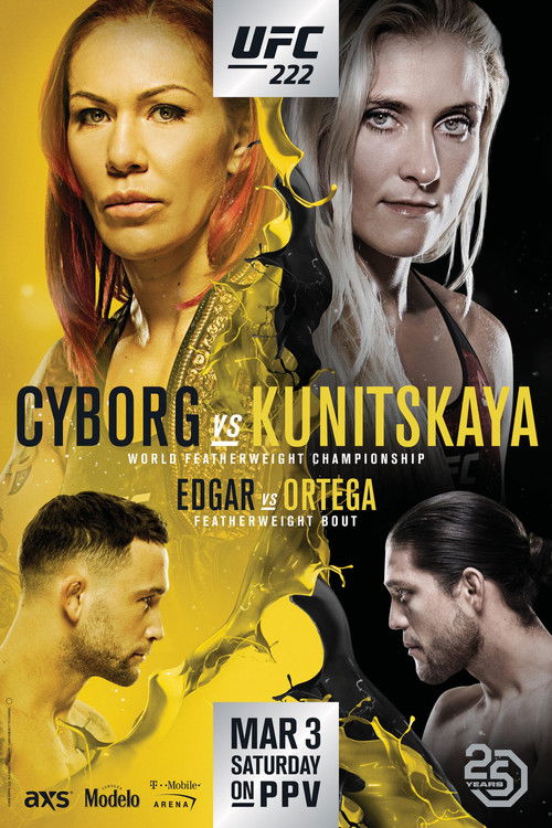 UFC 222: Cyborg vs. Kunitskaya (2018) poster