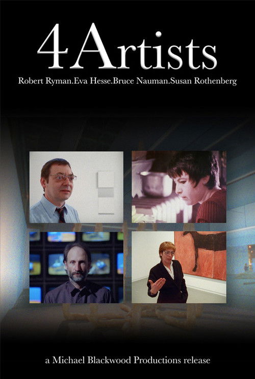 4 Artists: Robert Ryman, Eva Hesse, Bruce Nauman, Susan Rothenberg (1988) poster