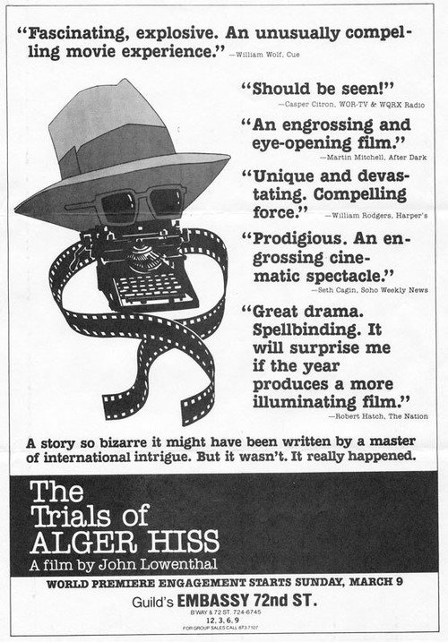 The Trials of Alger Hiss (1980) poster