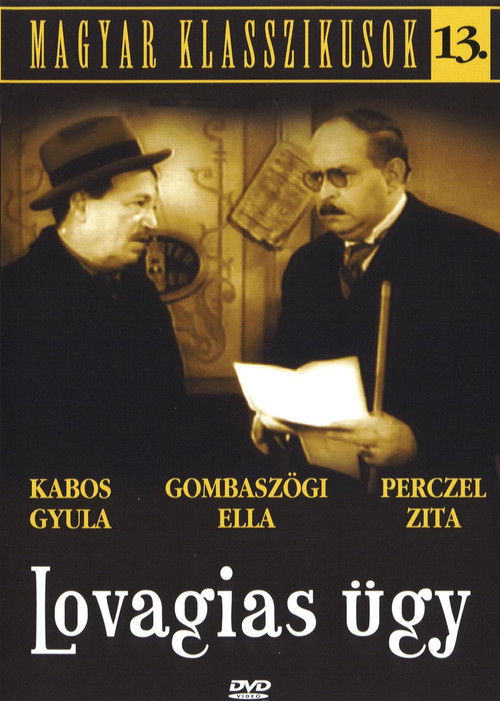 Lovagias ügy (1937) poster