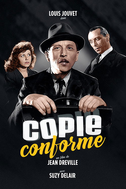 Copie conforme (1947) poster